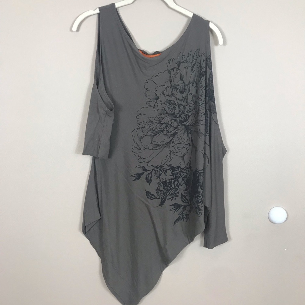 WYL | Army Green Cold Shoulder Blouse